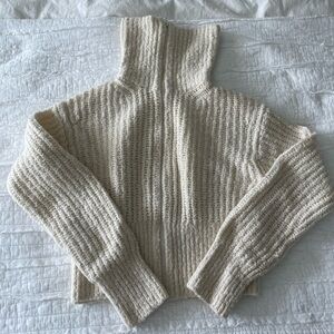 & Other Stories Cropped Turtleneck Sweater